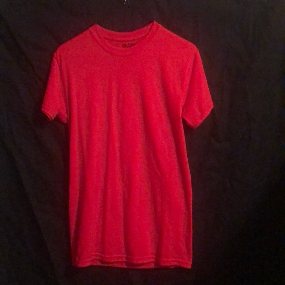 Mens Plain Red Tee